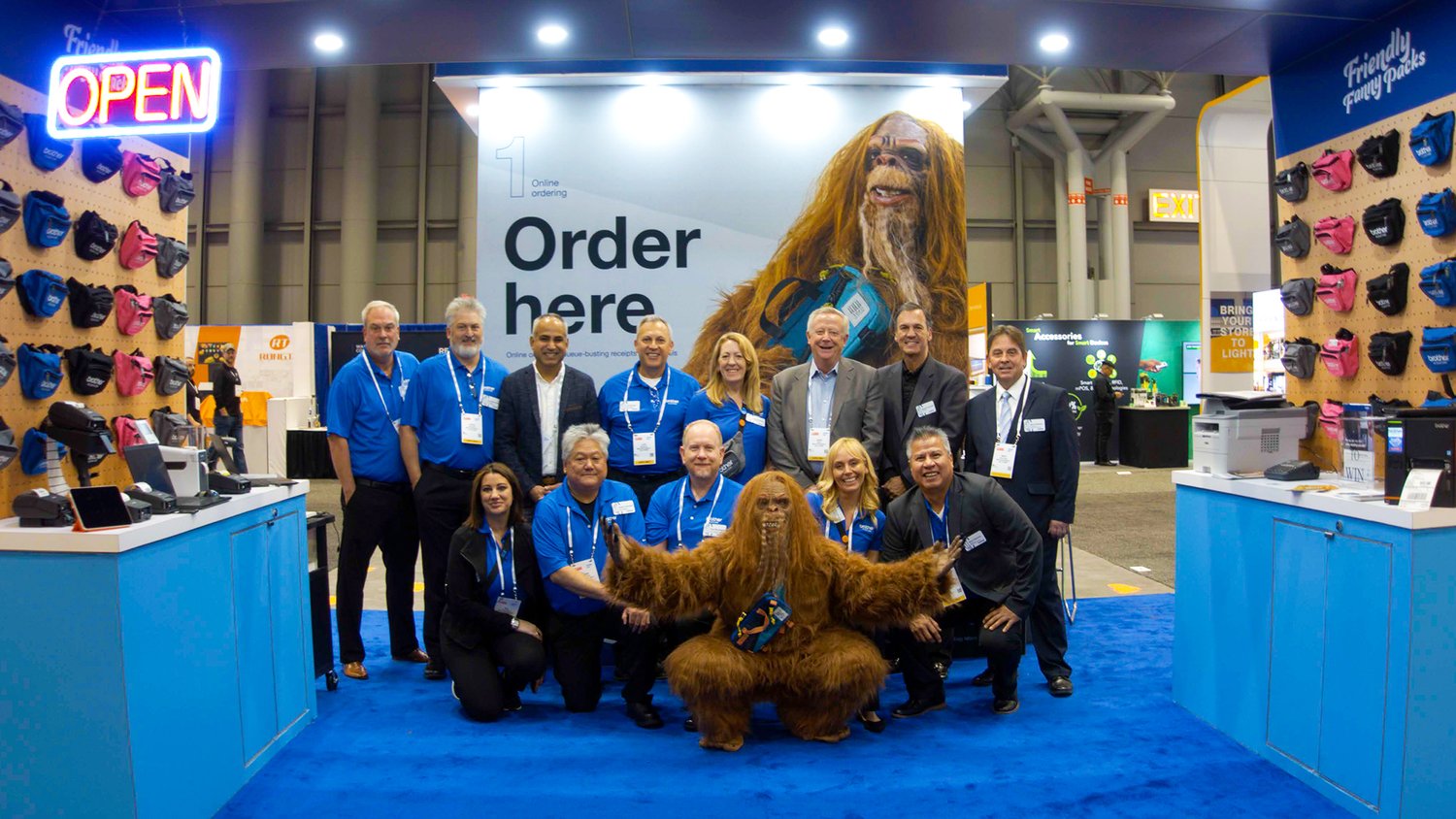 How Sasquatch (and mobile printers) stole the show at NRF 2023